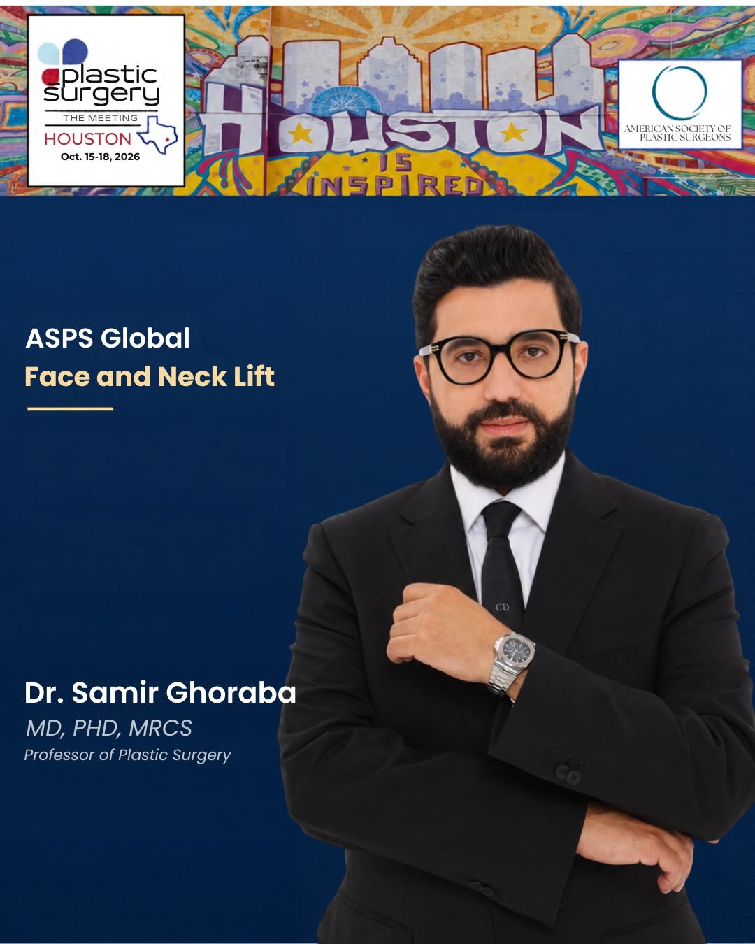 Dr Samir Ghoraba at PSTM 2026 in Houston