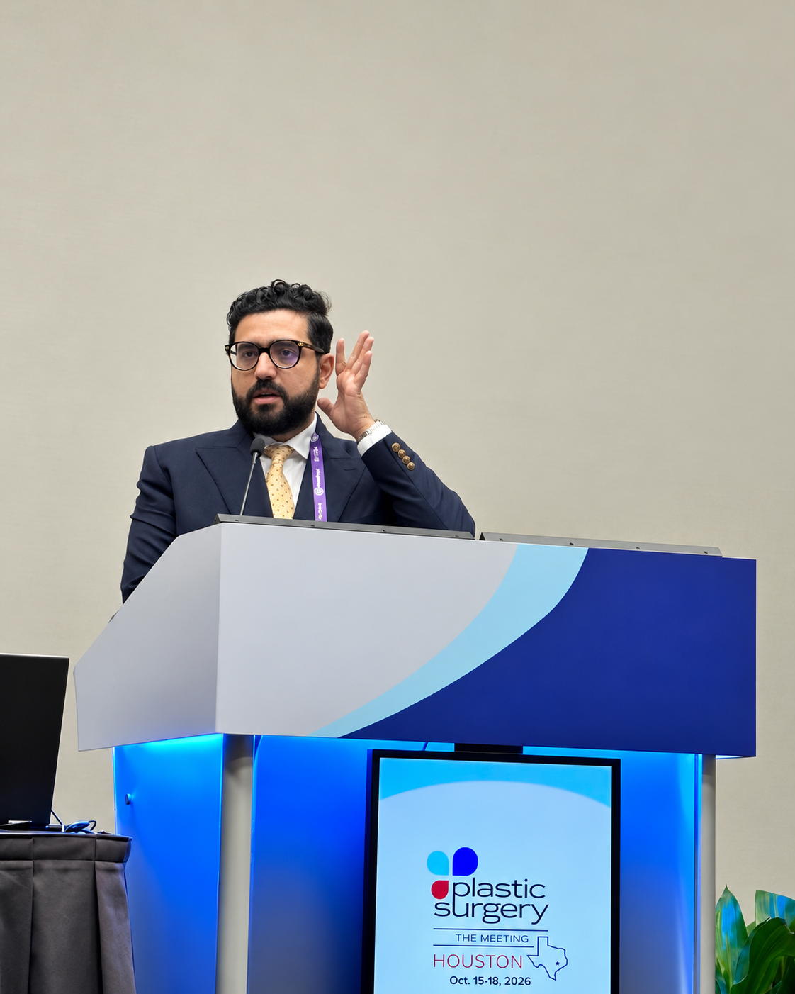 Dr Samir Ghoraba at PSTM 2026 in Houston